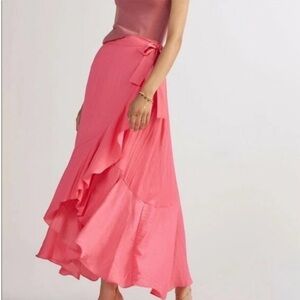 Anthropologie Maeve wrap maxi skirt